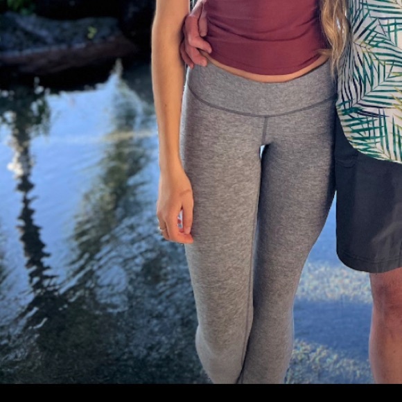 lululemon athletica Pants - Lululemon cropped grey blend leggings
